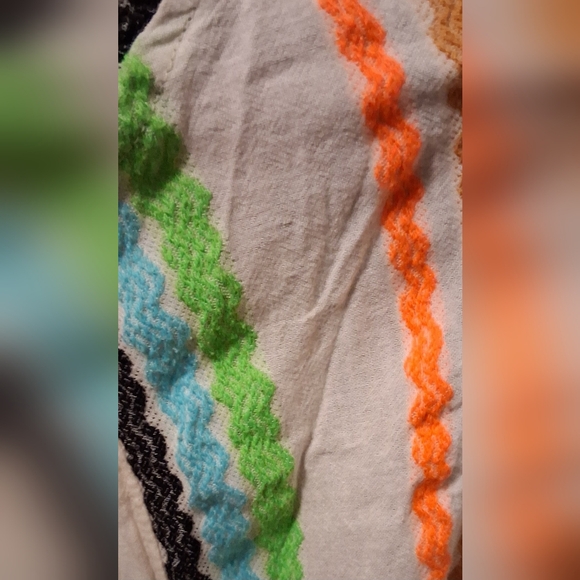 EUC Devotion Twins Ella Beige Rainbow Tiered Neutral Casual Boho Maxi Dress SZ M - Picture 5 of 7